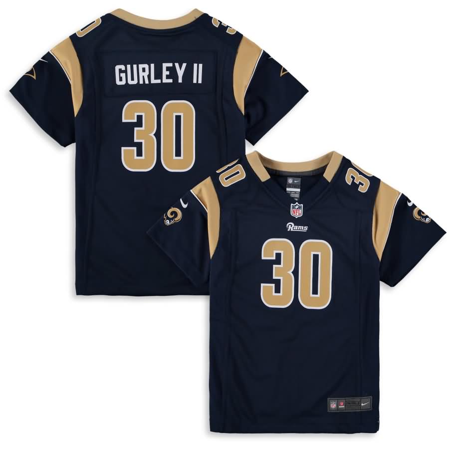 Todd Gurley II Los Angeles Rams Nike Girls Youth Game Jersey - Navy