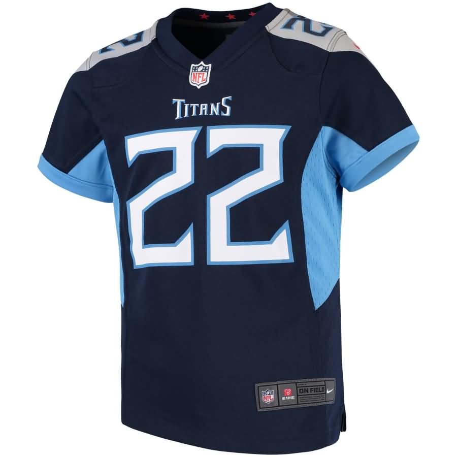 Derrick Henry Tennessee Titans Nike Girls Youth Game Jersey - Navy