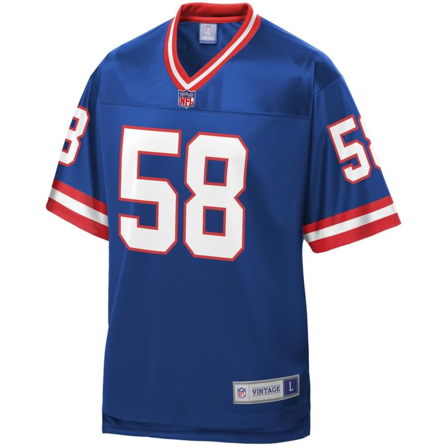 Carl Banks New York Giants NFL Pro Line Retired Player Jersey - Royal