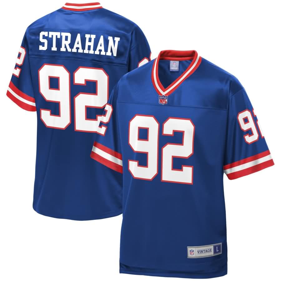 Michael Strahan New York Giants NFL Pro Line Retired Player Jersey - Royal