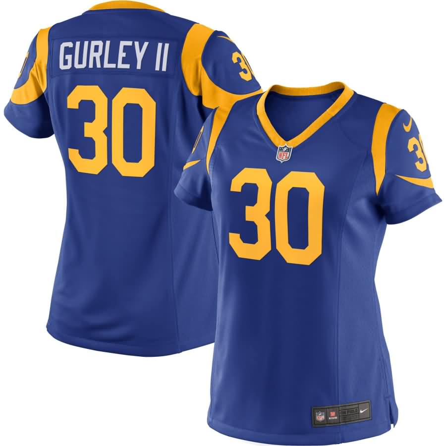 Todd Gurley II Los Angeles Rams Nike Women's Game Player Jersey - Royal