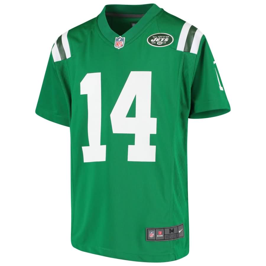 Sam Darnold New York Jets Nike Youth Color Rush Player Game Jersey - Green
