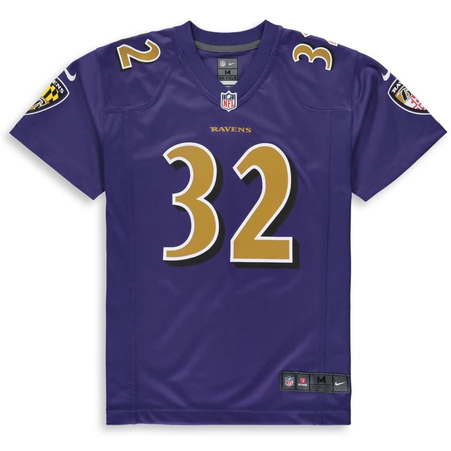 Eric Weddle Baltimore Ravens Nike Youth Color Rush Player Game Jersey - Purple