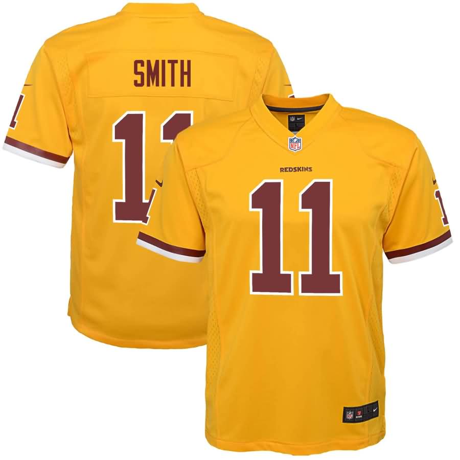 Alex Smith Washington Redskins Nike Youth Color Rush Alternate Player Game Jersey - Gold