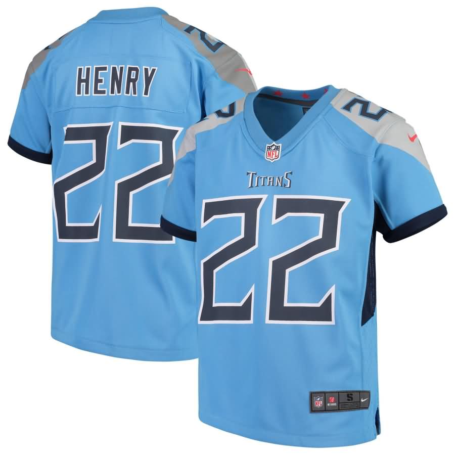 Derrick Henry Tennessee Titans Nike Youth 2018 Game Jersey - Light Blue