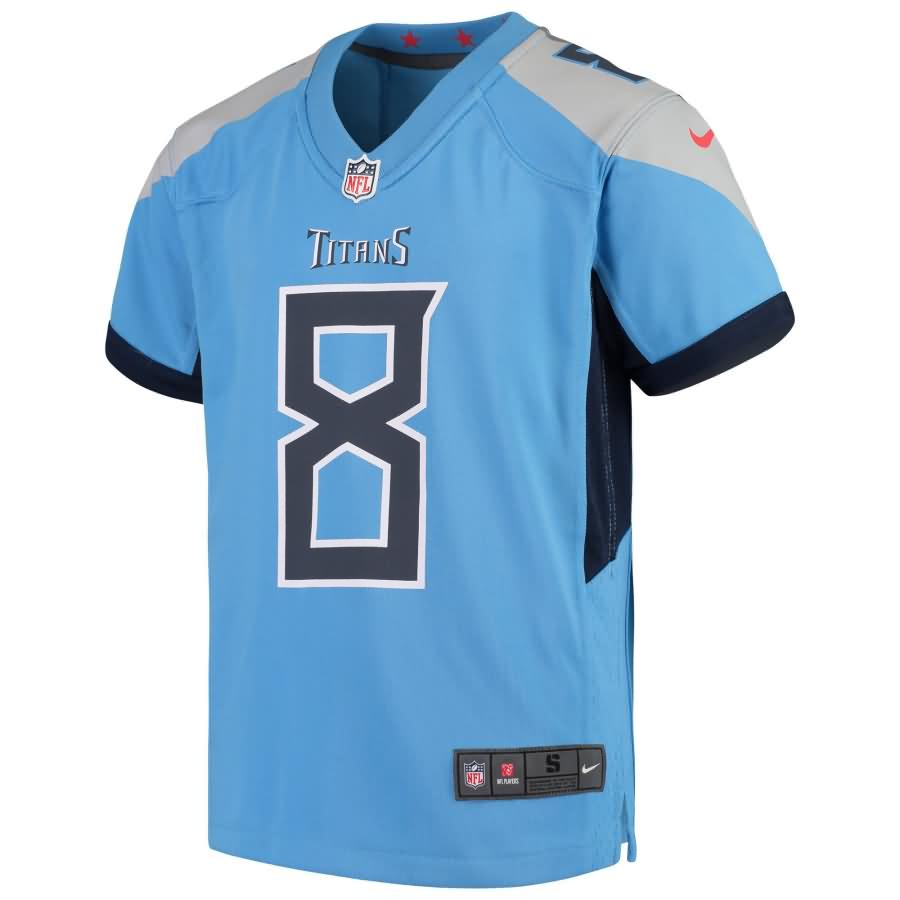 Marcus Mariota Tennessee Titans Nike Youth 2018 Game Jersey - Light Blue