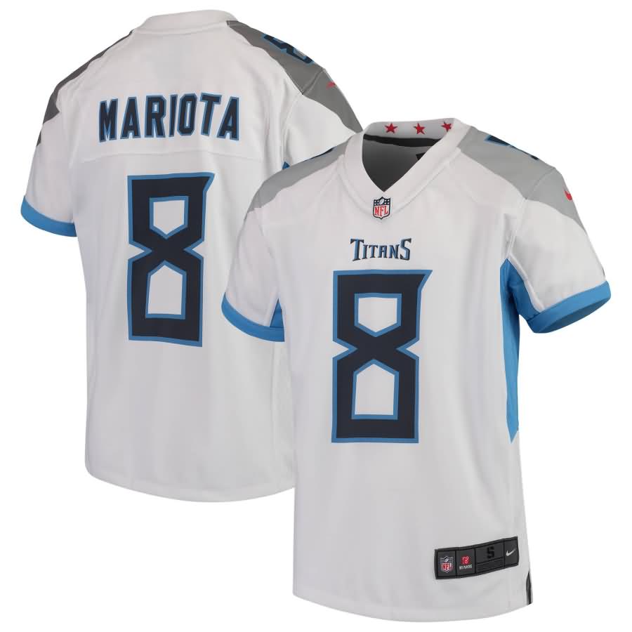 Marcus Mariota Tennessee Titans Nike Youth 2018 Game Jersey - White