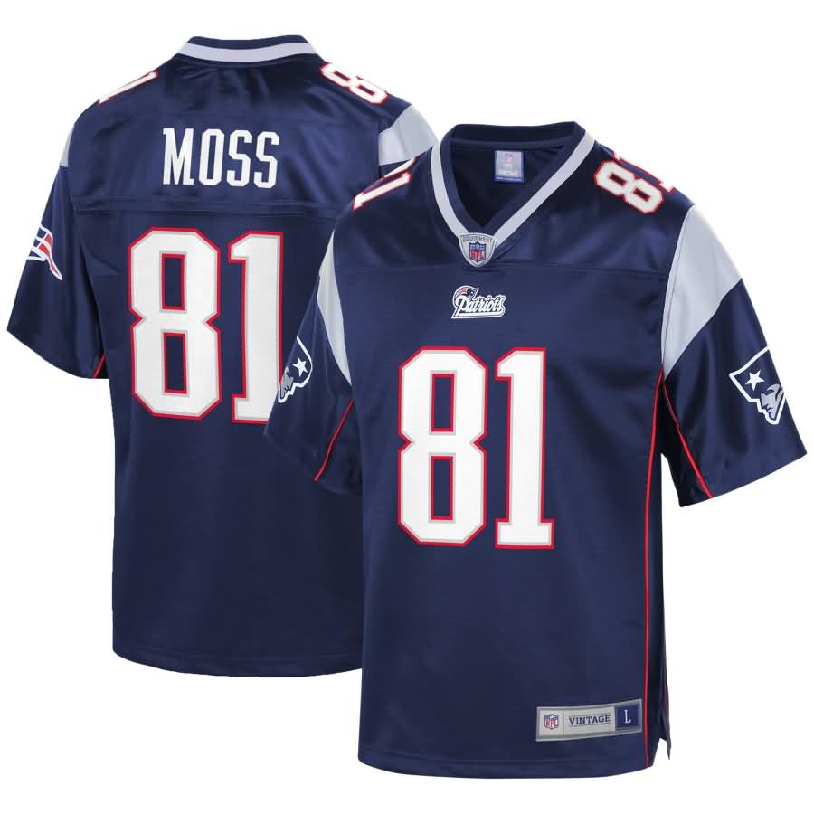 Randy Moss New England Patriots NFL Pro Line Retired Player Jersey - Navy