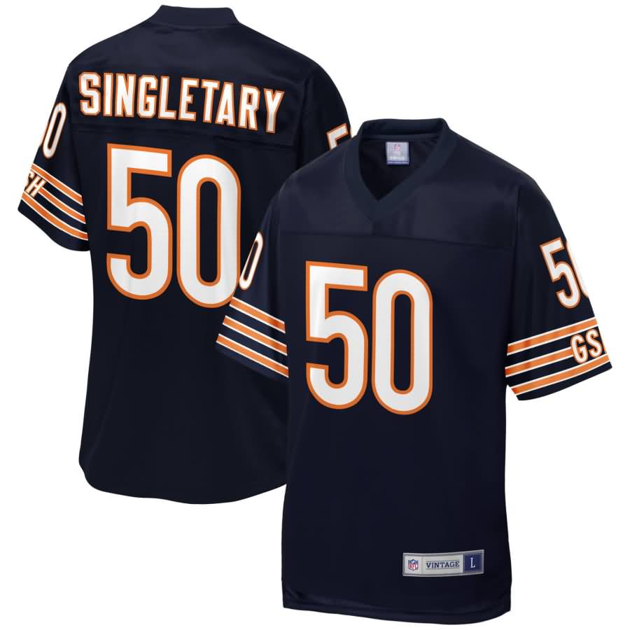 Mike Singletary Chicago Bears NFL Pro Line Retired Player Jersey - Navy