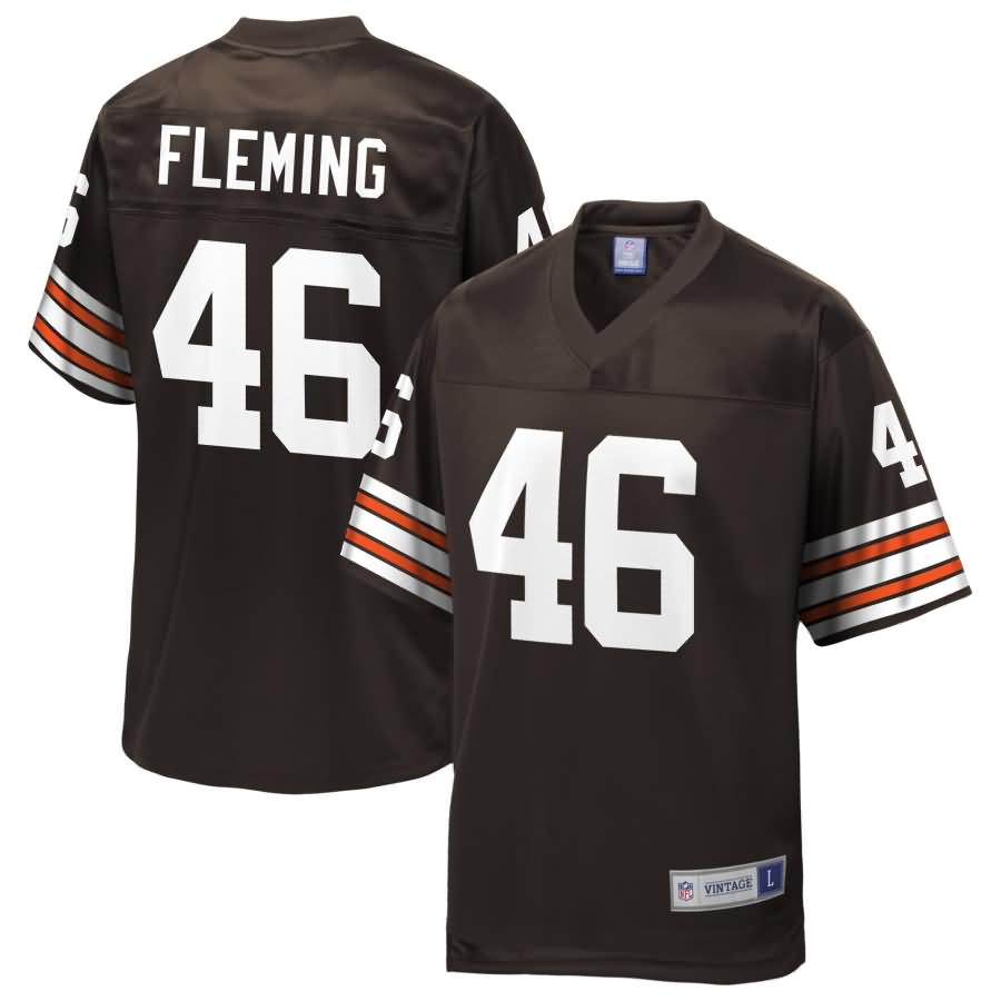 Don Fleming Cleveland Browns NFL Pro Line Retired Player Jersey - Brown