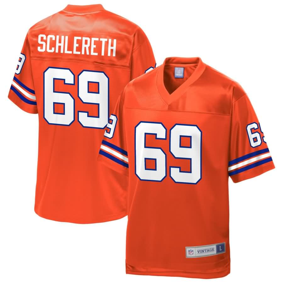 Mark Schlereth Denver Broncos NFL Pro Line Retired Player Jersey - Orange