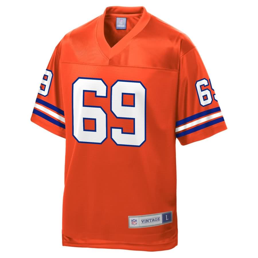 Mark Schlereth Denver Broncos NFL Pro Line Retired Player Jersey - Orange