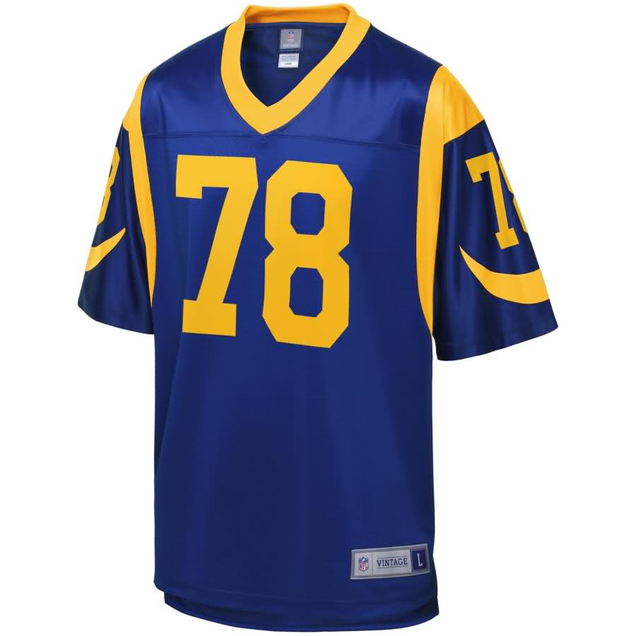 Jackie Slater Los Angeles Rams NFL Pro Line Retired Player Jersey - Royal