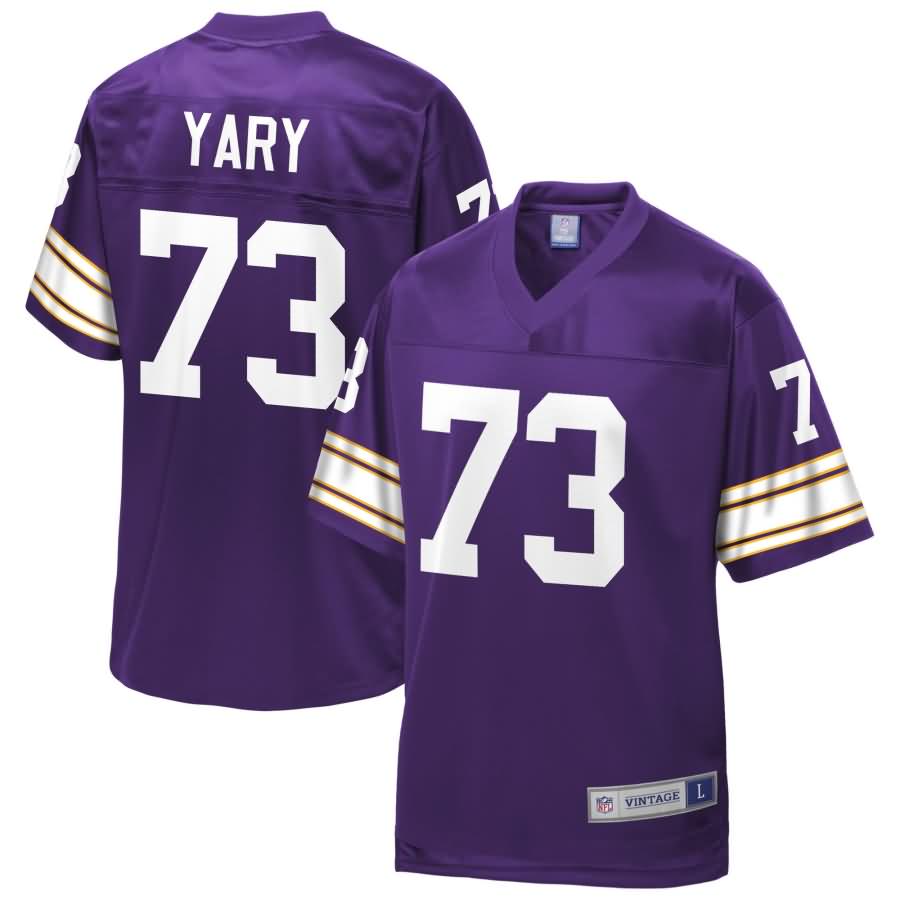 Ron Yary Minnesota Vikings NFL Pro Line Retired Player Jersey - Purple