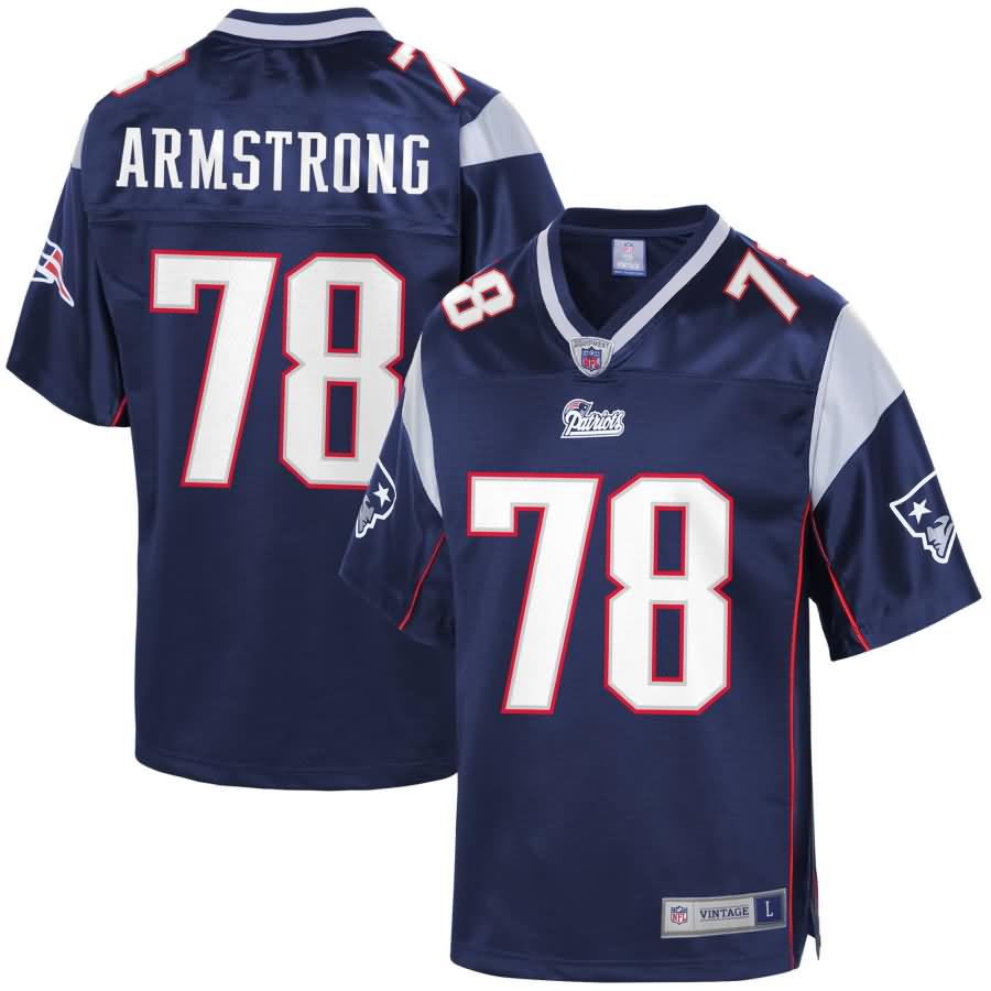 Bruce Armstrong New England Patriots NFL Pro Line Retired Player Jersey - Navy