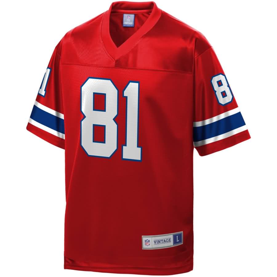 Russ Francis New England Patriots NFL Pro Line Retired Player Jersey - Red