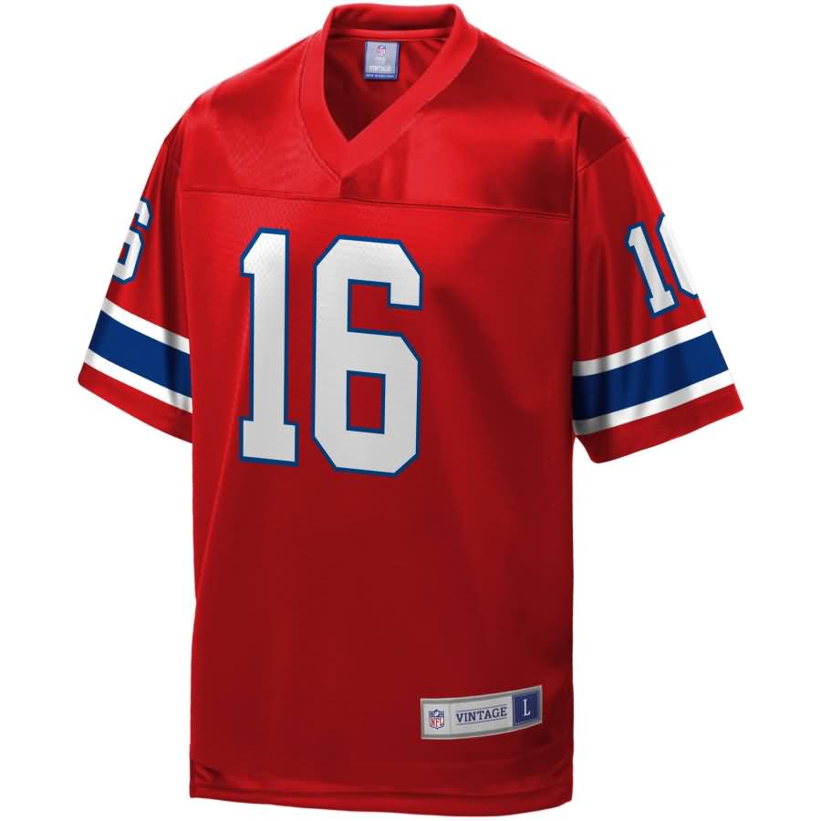 Jim Plunkett New England Patriots NFL Pro Line Retired Player Jersey - Red