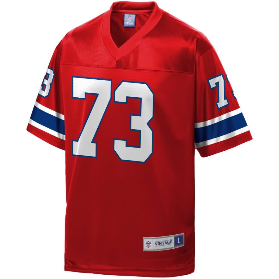 John Hannah New England Patriots NFL Pro Line Retired Player Jersey - Red