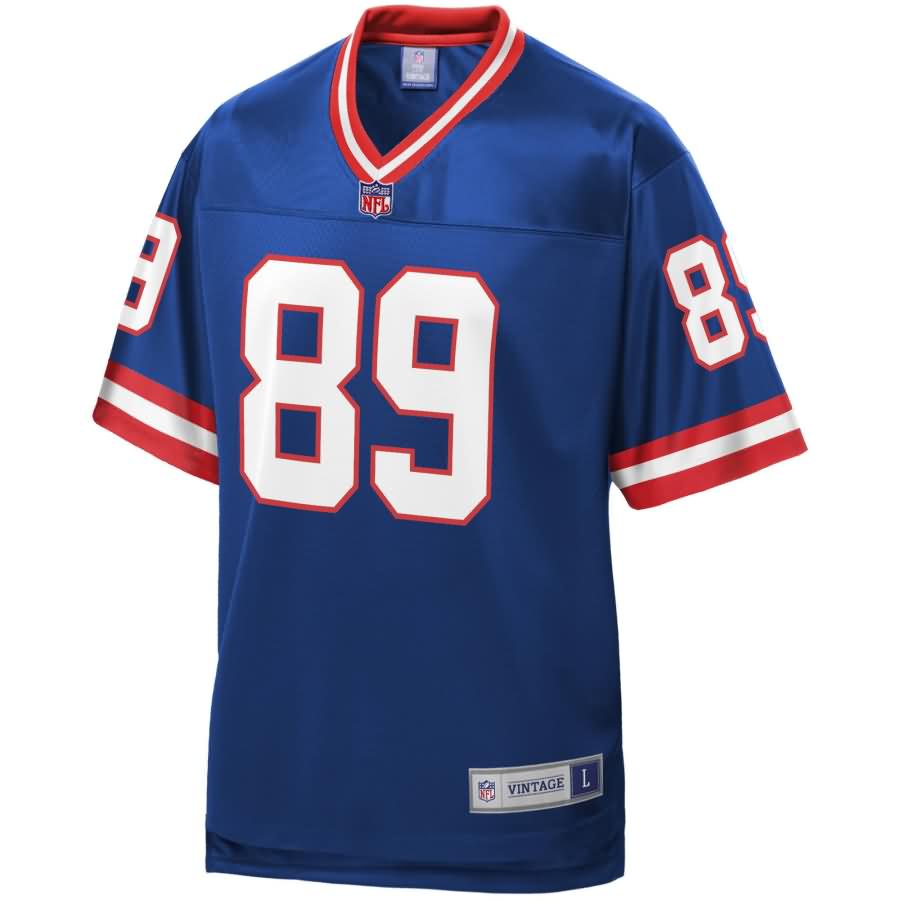 Mark Bavaro New York Giants NFL Pro Line Retired Player Jersey - Royal