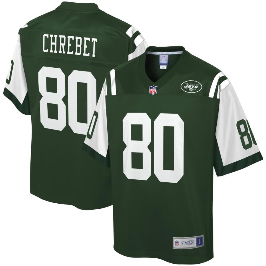 Wayne Chrebet New York Jets NFL Pro Line Retired Player Jersey - Green