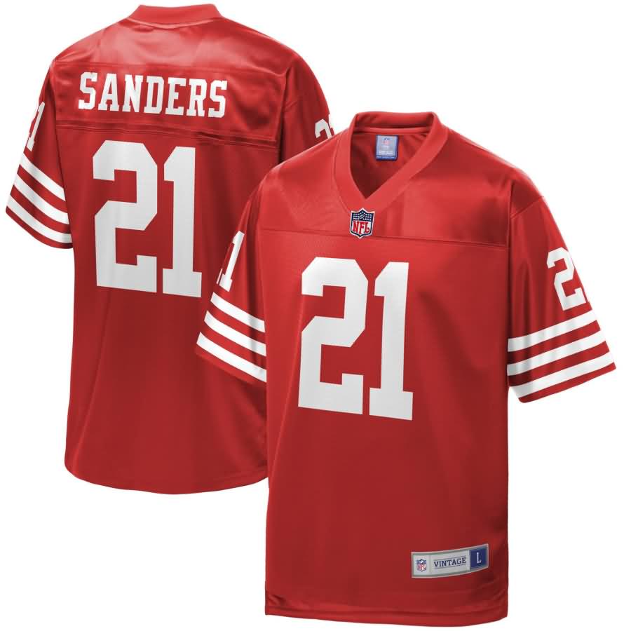 Deion Sanders San Francisco 49ers NFL Pro Line Retired Player Team Jersey - Scarlet