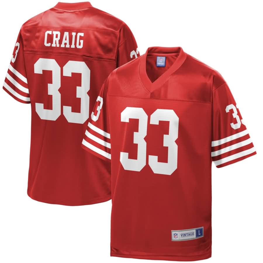 Roger Craig San Francisco 49ers NFL Pro Line Retired Player Jersey - Scarlet