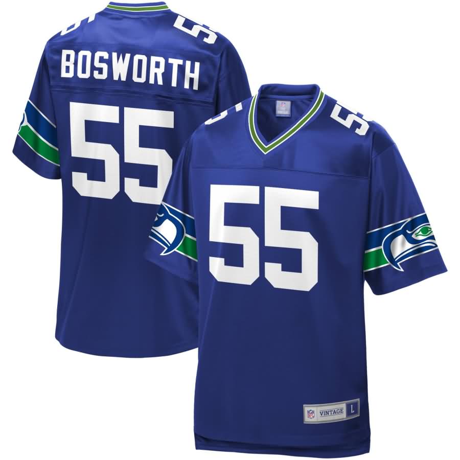 Brian Bosworth Seattle Seahawks NFL Pro Line Retired Player Jersey - Royal
