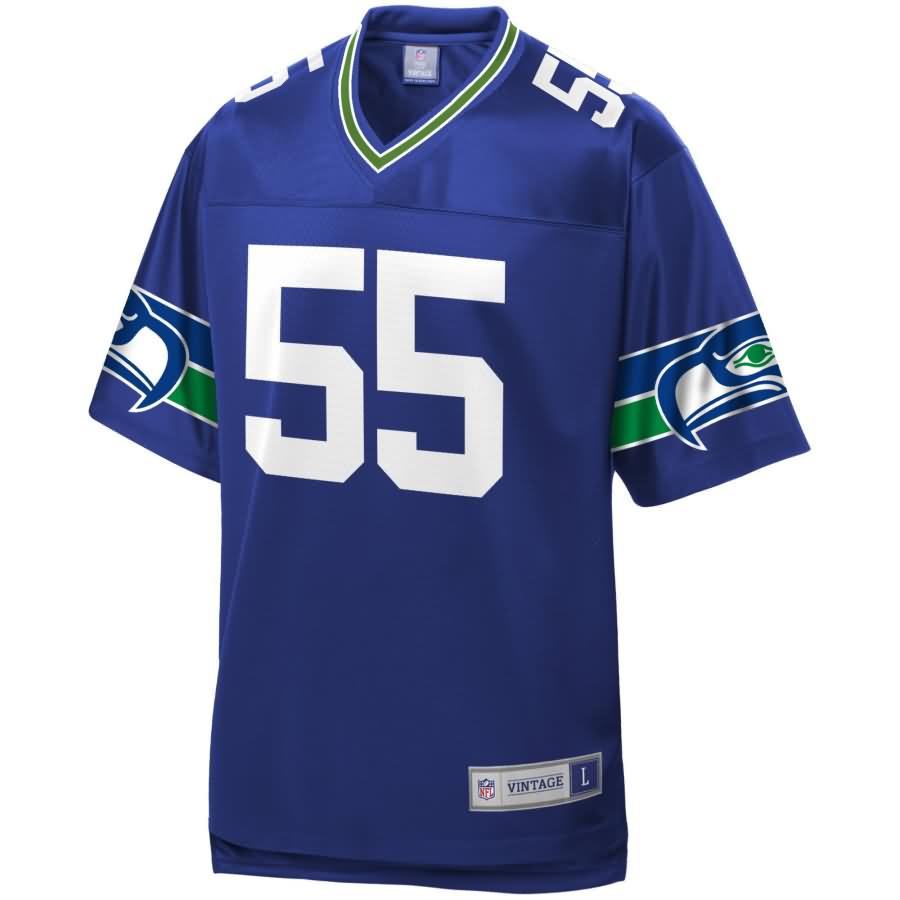Brian Bosworth Seattle Seahawks NFL Pro Line Retired Player Jersey - Royal