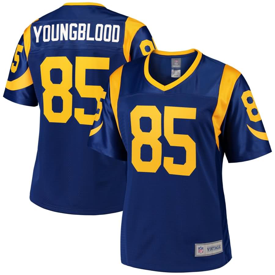 Jack Youngblood Los Angeles Rams NFL Pro Line Women's Retired Player Jersey - Royal