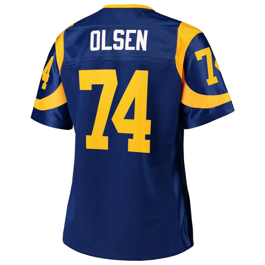 Merlin Olsen Los Angeles Rams NFL Pro Line Women's Retired Player Jersey - Royal