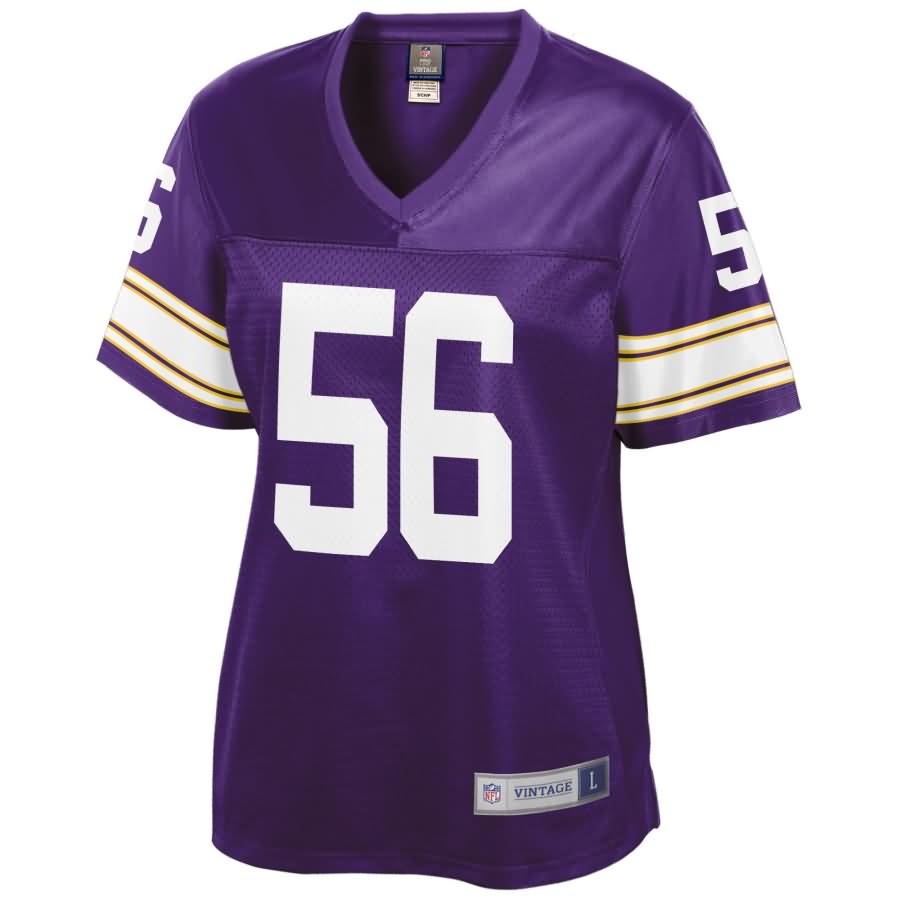 Chris Doleman Minnesota Vikings NFL Pro Line Women's Retired Player Jersey - Purple