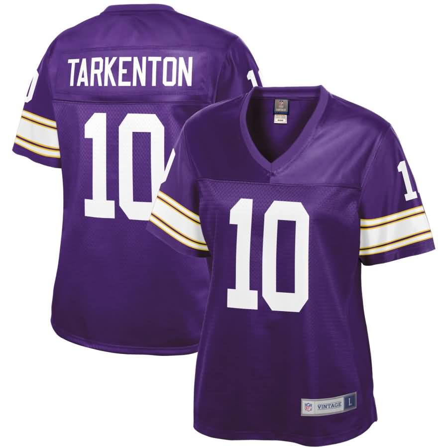 Fran Tarkenton Minnesota Vikings NFL Pro Line Women's Retired Player Jersey - Purple