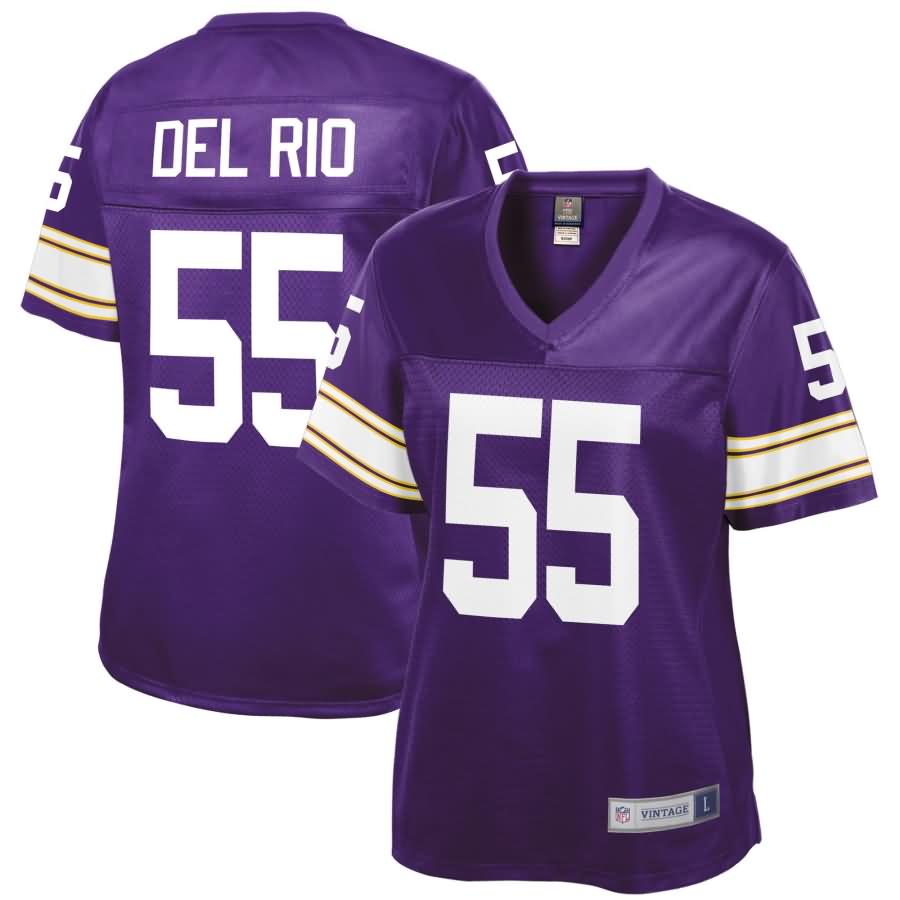 Jack Del Rio Minnesota Vikings NFL Pro Line Women's Retired Player Jersey - Purple