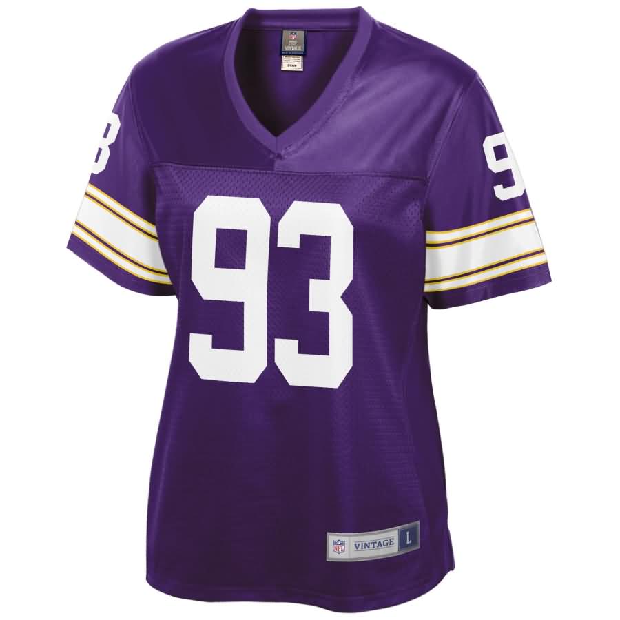 John Randle Minnesota Vikings NFL Pro Line Women's Retired Player Jersey - Purple