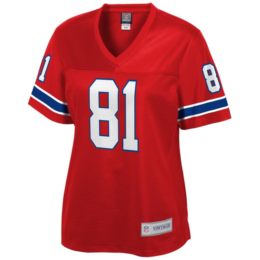 Russ Francis New England Patriots NFL Pro Line Women's Retired Player Jersey - Red