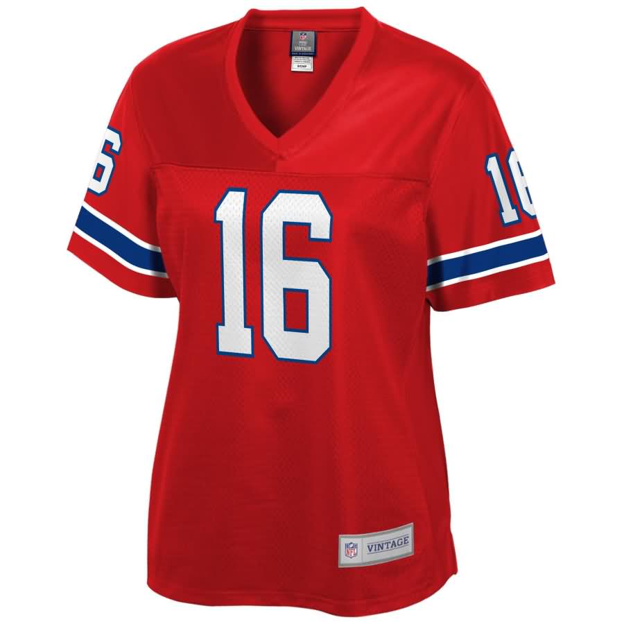 Jim Plunkett New England Patriots NFL Pro Line Women's Retired Player Jersey - Red