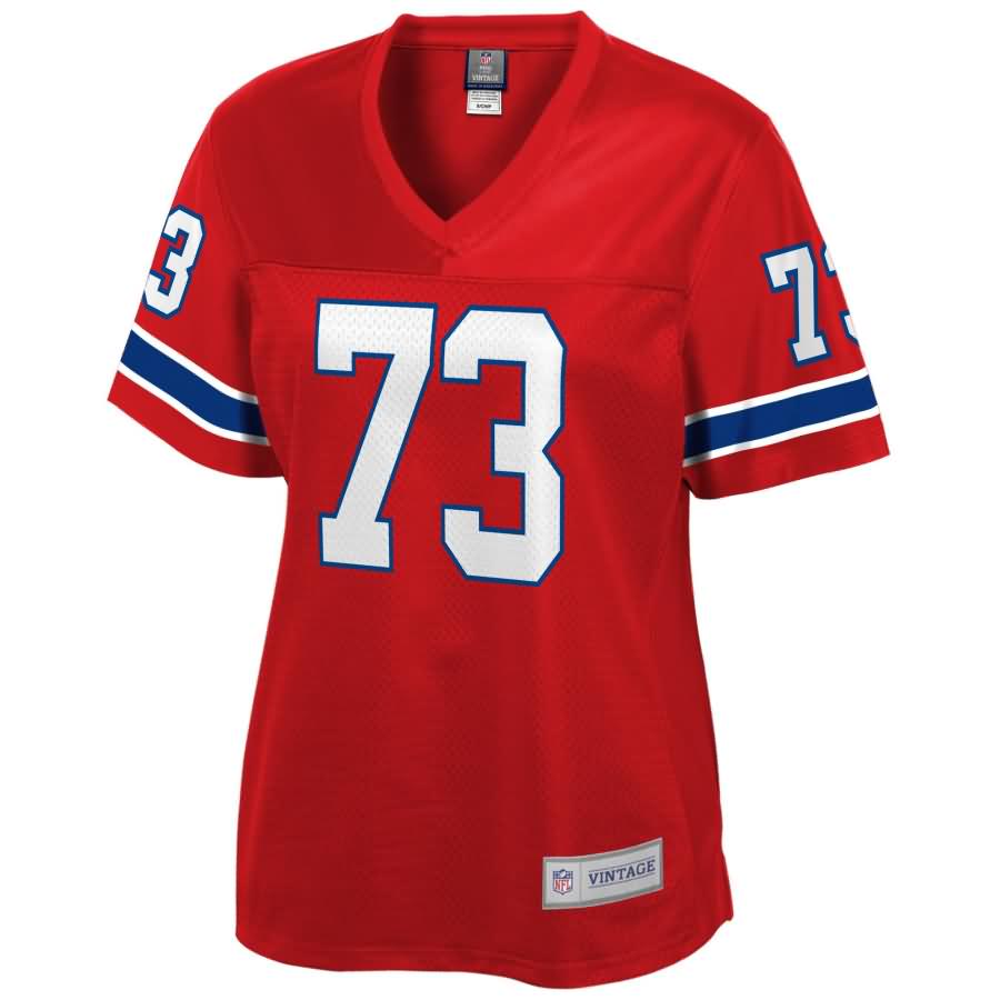 John Hannah New England Patriots NFL Pro Line Women's Retired Player Jersey - Red