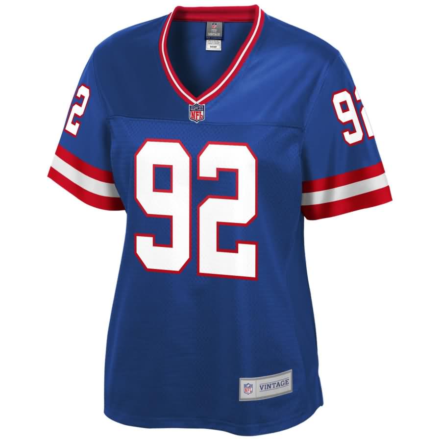 Michael Strahan New York Giants NFL Pro Line Women's Retired Player Jersey - Royal