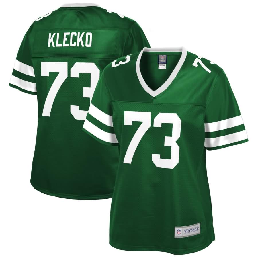 Joe Klecko New York Jets NFL Pro Line Women's Retired Player Jersey - Green