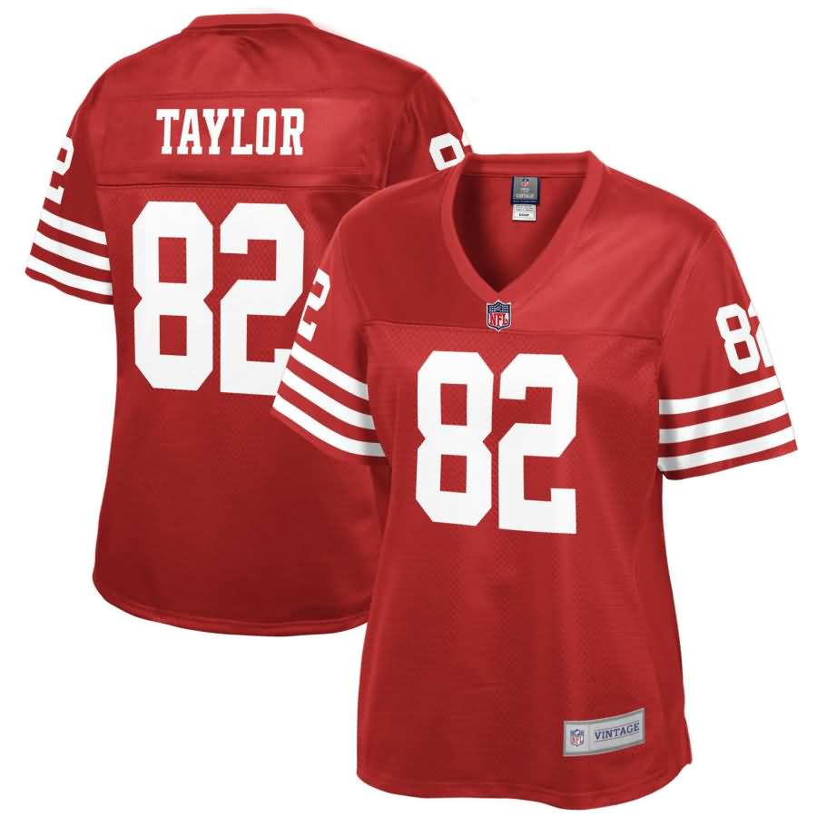 John Taylor San Francisco 49ers NFL Pro Line Women's Retired Player Jersey - Scarlet