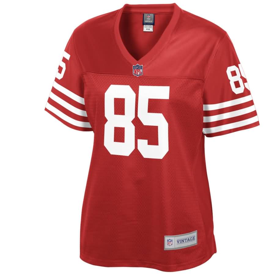 Mike Wilson San Francisco 49ers NFL Pro Line Women's Retired Player Jersey - Scarlet