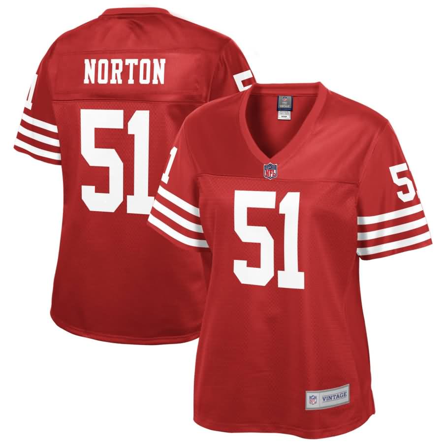 Ken Norton San Francisco 49ers NFL Pro Line Women's Retired Player Jersey - Scarlet