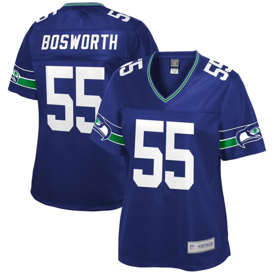 Brian Bosworth Seattle Seahawks NFL Pro Line Women's Retired Player Jersey - Royal