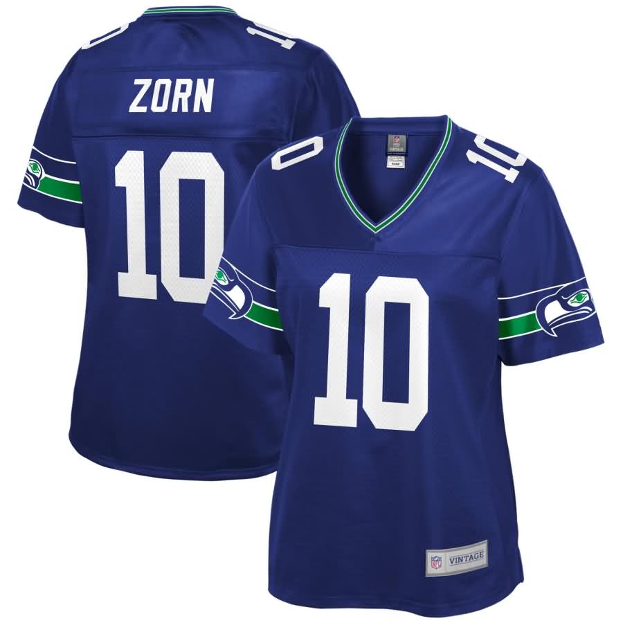 Jim Zorn Seattle Seahawks NFL Pro Line Women's Retired Player Jersey - Royal