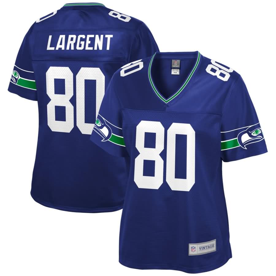 Steve Largent Seattle Seahawks NFL Pro Line Women's Retired Player Jersey - Royal