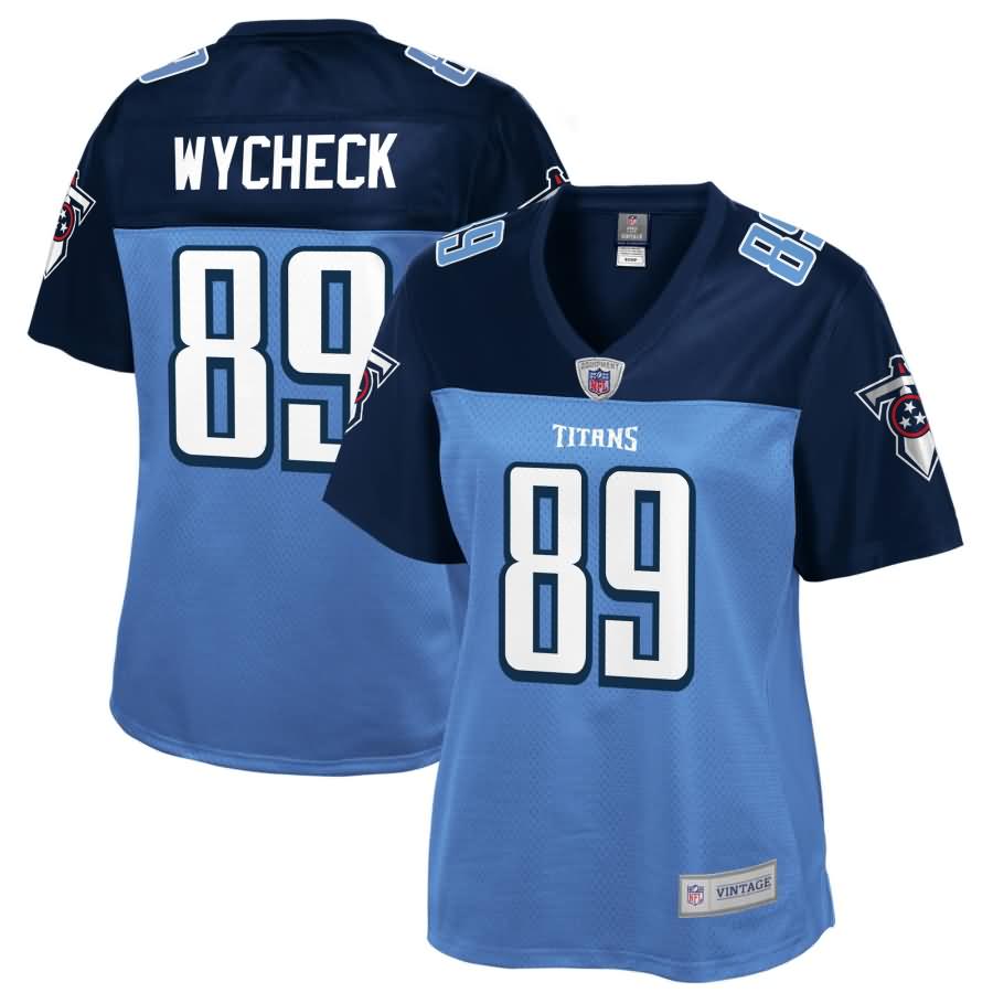 Frank Wycheck Tennessee Titans NFL Pro Line Women's Retired Player Jersey - Navy