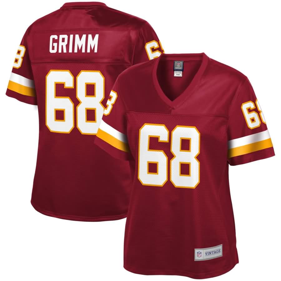 Russ Grimm Washington Redskins NFL Pro Line Women's Retired Player Jersey - Maroon
