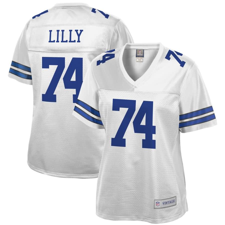 Bob Lilly Dallas Cowboys Agility Sports Women's Retired Player Jersey - White