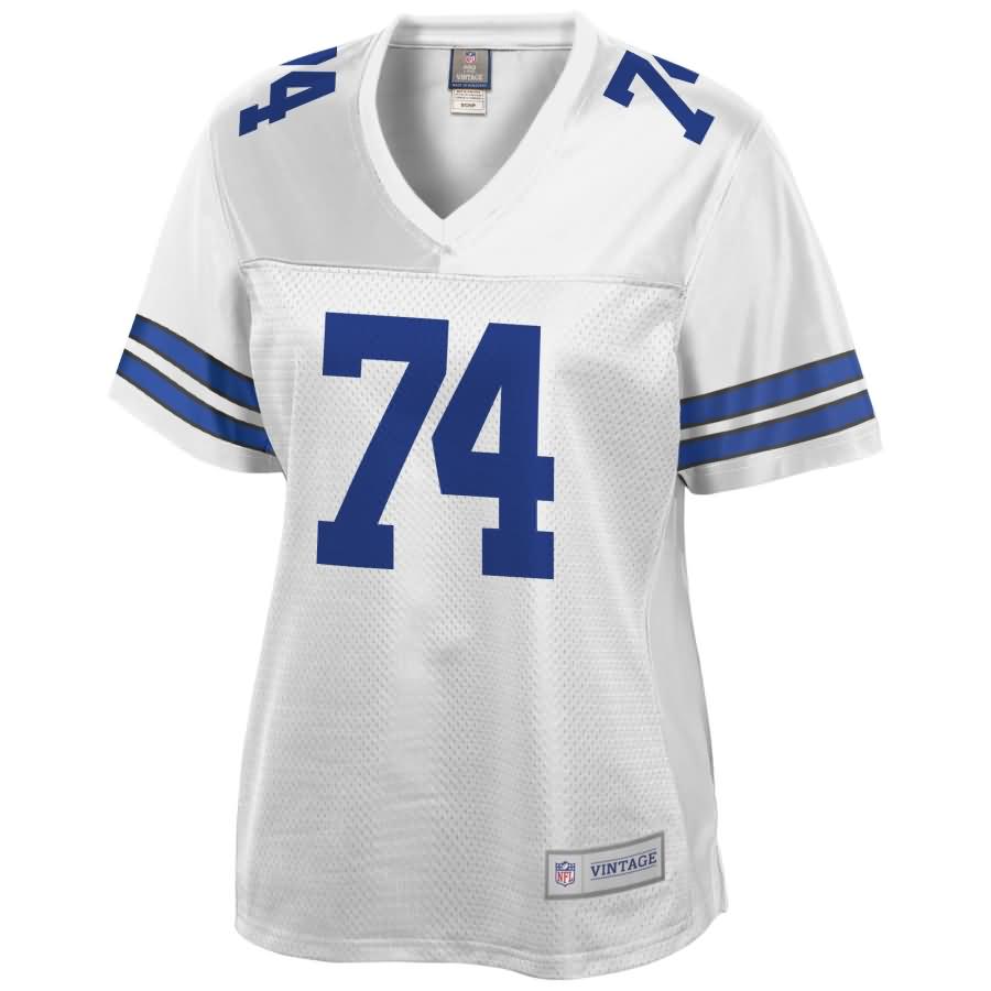 Bob Lilly Dallas Cowboys Agility Sports Women's Retired Player Jersey - White