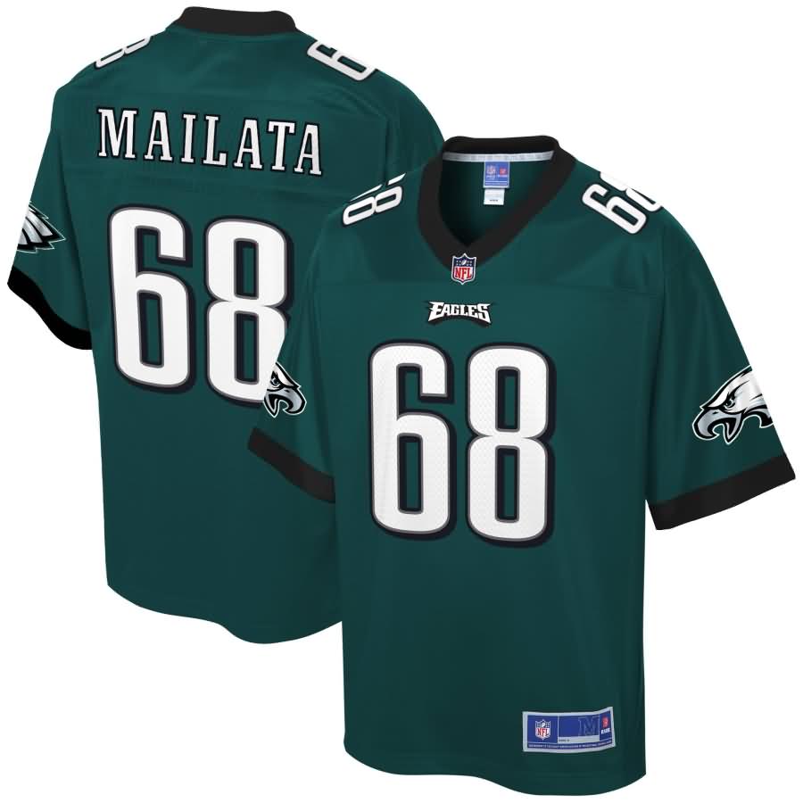 Jordan Mailata Philadelphia Eagles NFL Pro Line Game Jersey - Midnight Green
